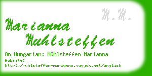 marianna muhlsteffen business card