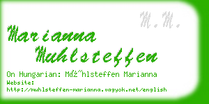 marianna muhlsteffen business card